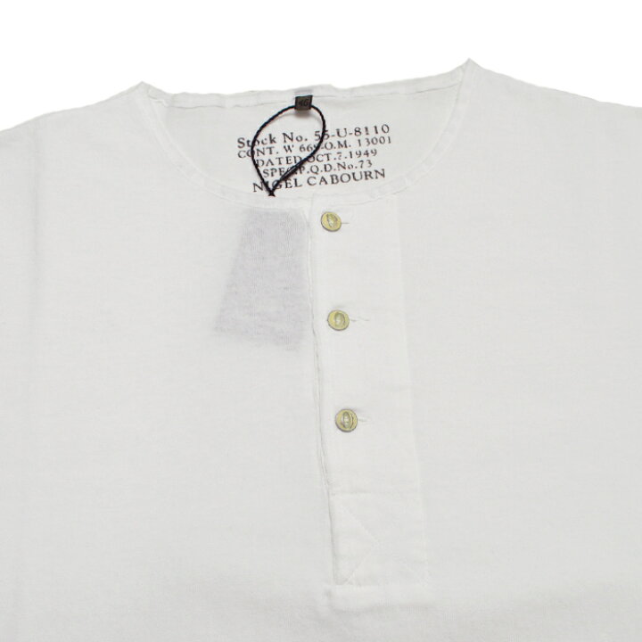 楽天市場】NIGEL CABOURN ナイジェルケーボン Tシャツ 50s ヘンリー 