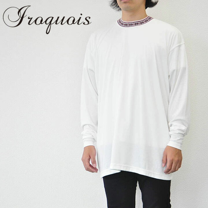 楽天市場】Iroquois イロコイ カットソー SNOW COLLAR ニットソー 