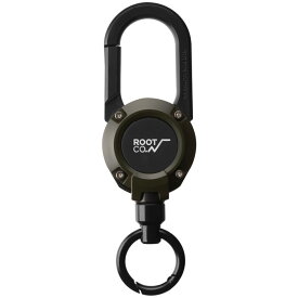 ROOT CO. GRAVITY MAGREEL 360 カラビナ キーホルダー おしゃれ リール マグネット内蔵ホルダー ルートコー 伸びる アウトドア 登山 キャンプ 釣り メンズ ブランド