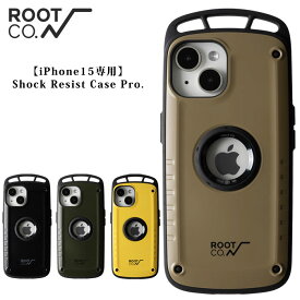 root co ルートコー iPhone15専用 GRAVITY Shock Resist Case Pro. GSP-4329 耐衝撃 アウトドア