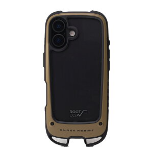 ROOT CO ���[�g�R�[ iPhone17Pro GRAVITY Shock Resist Case +Hold. �ϏՌ� �A�E�g�h�A �X�}�z�P�[�X �N���A