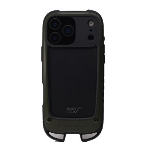 ROOT CO [gR[ iPhone17ProMax GRAVITY Shock Resist Case +Hold. ϏՌ AEghA X}zP[X NA