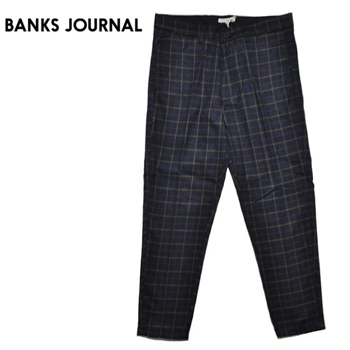 楽天市場】BANKS バンクス パンツ DOWNTOWN CHECK クロップドパンツ 