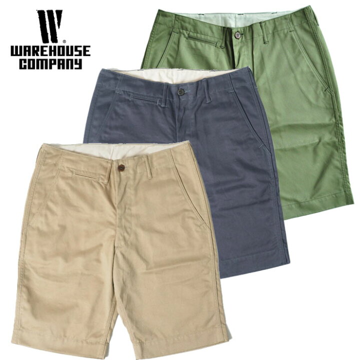 楽天市場】WAREHOUSE ウエアハウス チノショーツ Lot 1204 CHINO 