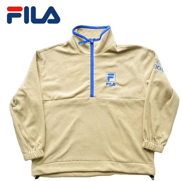 楽天市場】フィラ ヘリテージ FILA フリースジャケット Haif zip 