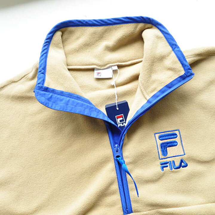 楽天市場】フィラ ヘリテージ FILA フリースジャケット Haif zip 