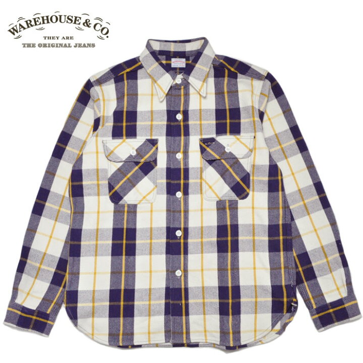 楽天市場】ウエアハウス WAREHOUSE ネルシャツ Lot 3104 FLANNEL 