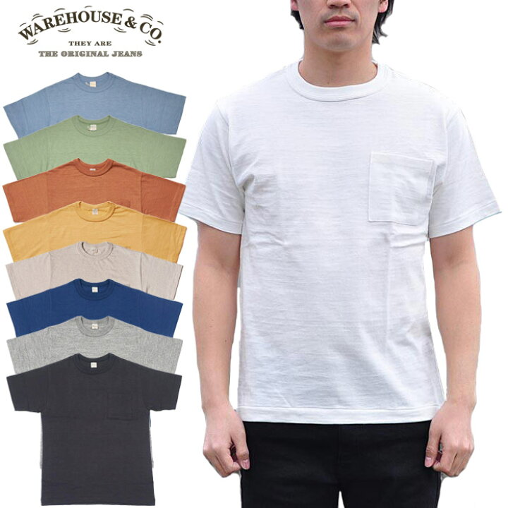 楽天市場】ウエアハウス WAREHOUSE Tシャツ Lot 4601 ポケットT 無地 