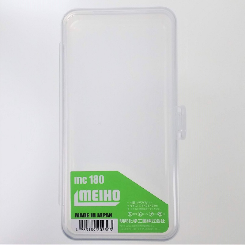 小物収納 パーツケース 激安通販販売 メイホウ メイルオーダー MEIHO 明邦化学 クリアー MC-180 3点までメール便配送対応