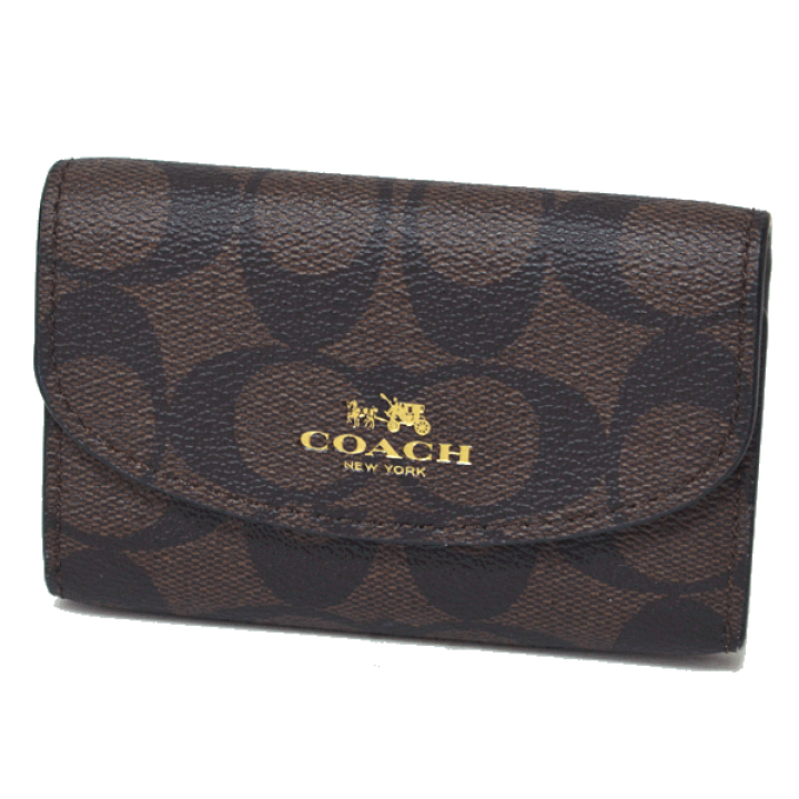 楽天市場】コーチ キーケース COACH ペイトン シグネチャー 6連 