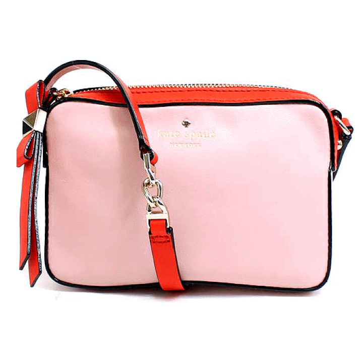 ケイトスペード バッグ katespade バイカラー レザー ターンロック