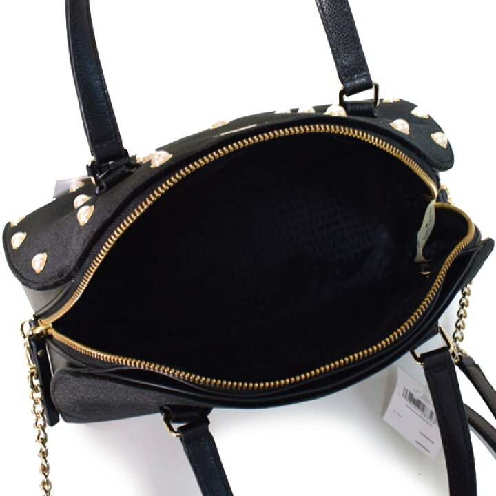 楽天市場】ケイトスペード バッグ katespade ベルベット レザー パール 