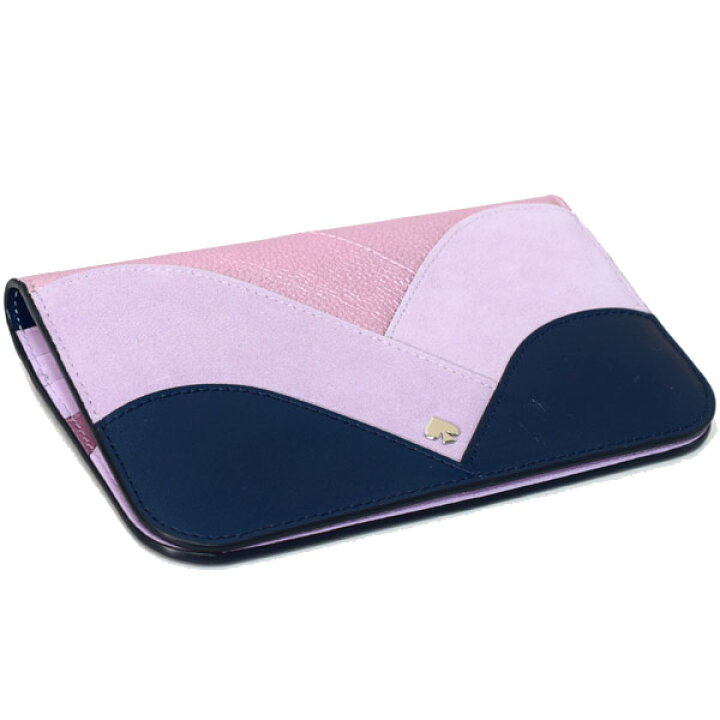 ケイトスペード kate spade スウェードパッチワークミディアムクラッチ 