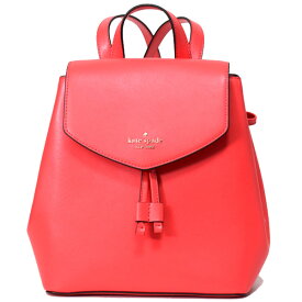 ケイトスペード バッグ katespade サフィアーノレザー リジー ロゴ ミディアム フラップ バックパック リュックサック コーラルピンク WKR00345【ブランド 新品 送料無料 正規 10倍 OUTLET 即日発送 代引無料 】