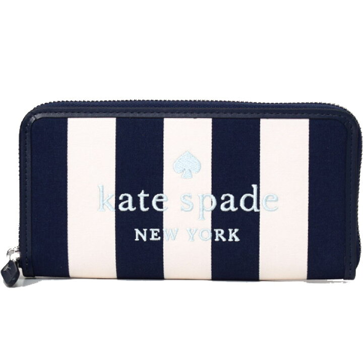 楽天市場】ケイトスペード 長財布 katespade ジャガード ロゴ 