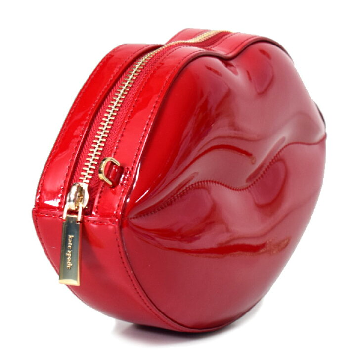 楽天市場】ケイトスペード バッグ katespade パテントレザー 3D リップ  