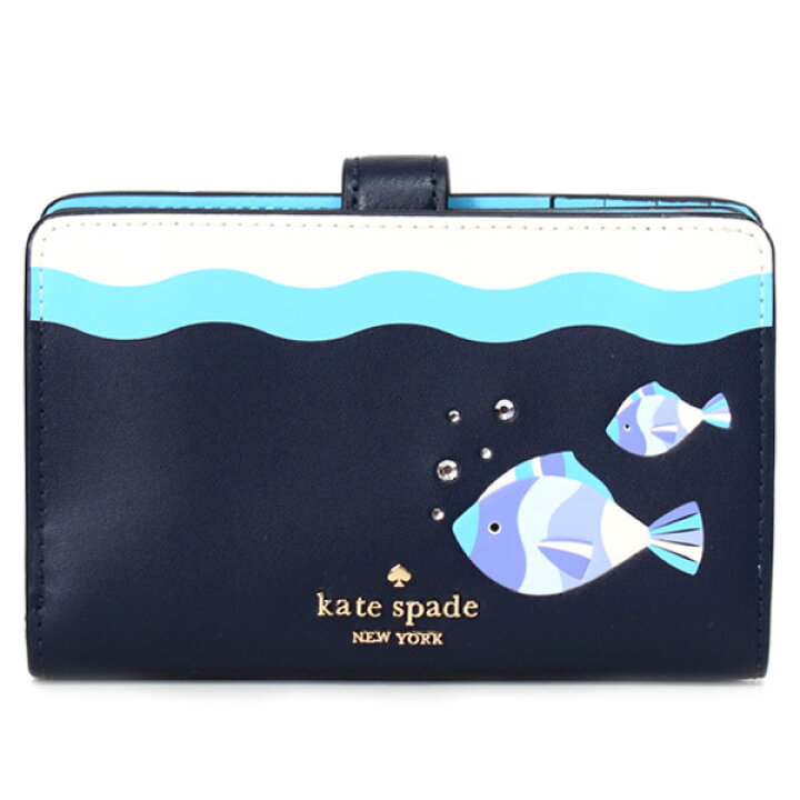 楽天市場】ケイトスペード 財布 katespade スムースレザー ストーン 