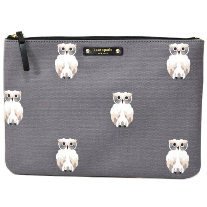 楽天市場】ケイトスペード ポーチ katespade ふくろう フクロウ ラージ 