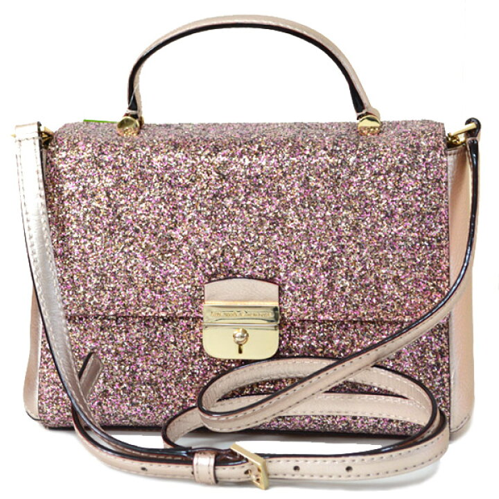 楽天市場】ケイトスペード バッグ katespade レザー グリッター ラメ 