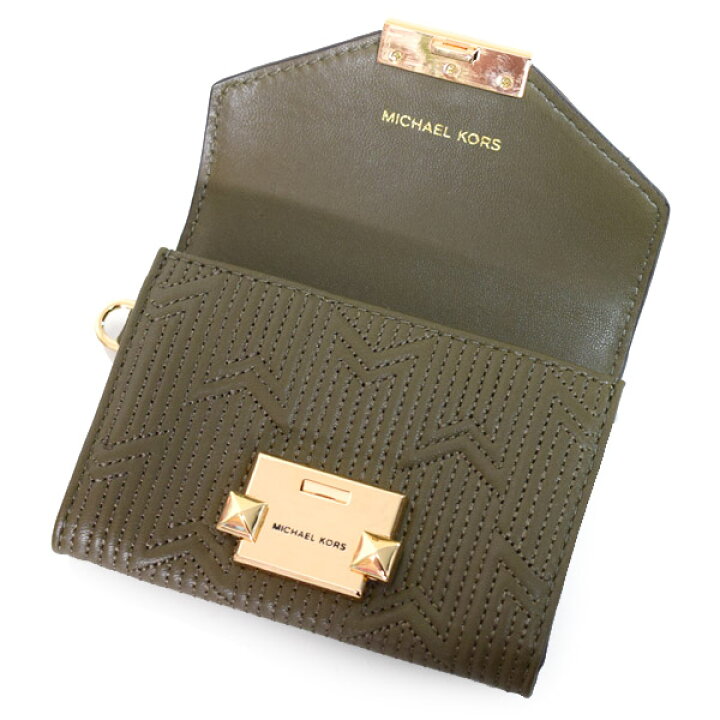 楽天市場】マイケルコース コンパクト財布 MICHAEL KORS レザー  