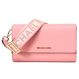 マイケルコース バッグ MICHAEL KORS レザー ジェット セット ラージ マルチ フォン ポーチ ウォレット クロスボディ 2WAY 斜めがけ ショルダー クラッチバッグ プリムローズ 35F2GTTC8L【新品 送料無料 即日発送】