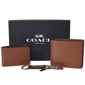 楽天市場】コーチ 財布 COACH メンズ レザー コンパクト財布+定期入れ+ 