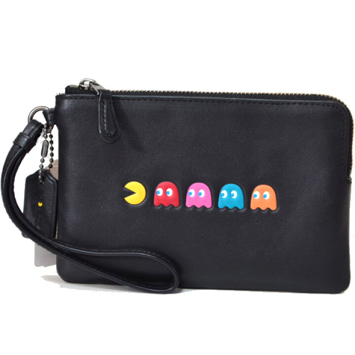 楽天市場】コーチ マルチポーチ COACH パックマン レザー コーナー 