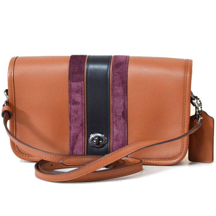 楽天市場】コーチ バッグ COACH ターンロック レザー スエード 