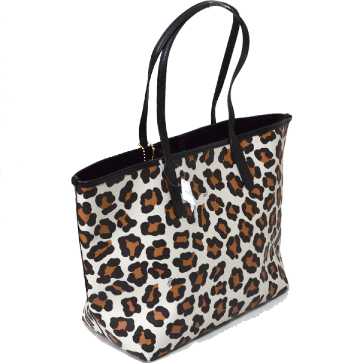 Coach トートバッグオセロットギャラリーヒョウ柄 レオパード COACH コーチ バッグ オセロット ヒョウ柄 レオパード シティ
