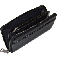 コーチメンズ長財布COACHレザーヴァーシティパッチワークアコーディオンジップラウンドファスナーメンズ長財布ブラック86765【ブランド新品送料無料誕生日プレゼント正規激安レディースセールSALEギフト10倍OUTLET包装】