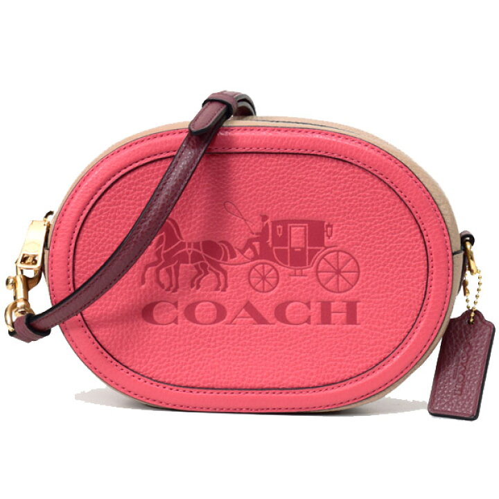 楽天市場】コーチ バッグ COACH ぺブルレザー ホース アンド  