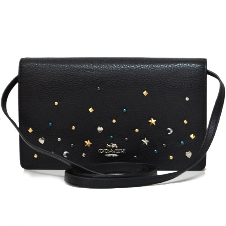 楽天市場】コーチ バッグ COACH スターダスト スタッズ レザー クロス  