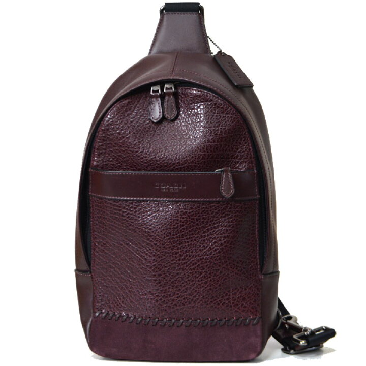 楽天市場】コーチ メンズバッグ COACH スムース エンボスド レザー 