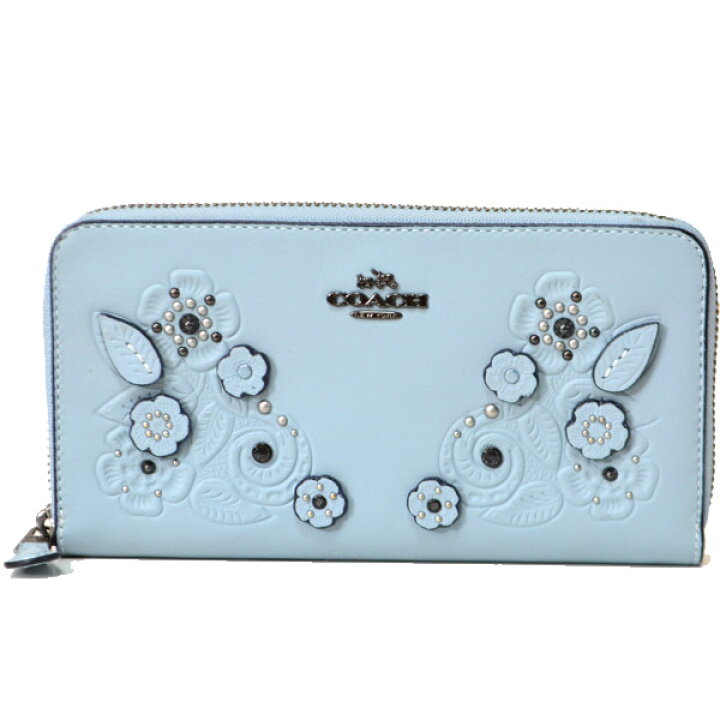 楽天市場】コーチ 長財布 COACH フローラル ティー ローズ メタル 