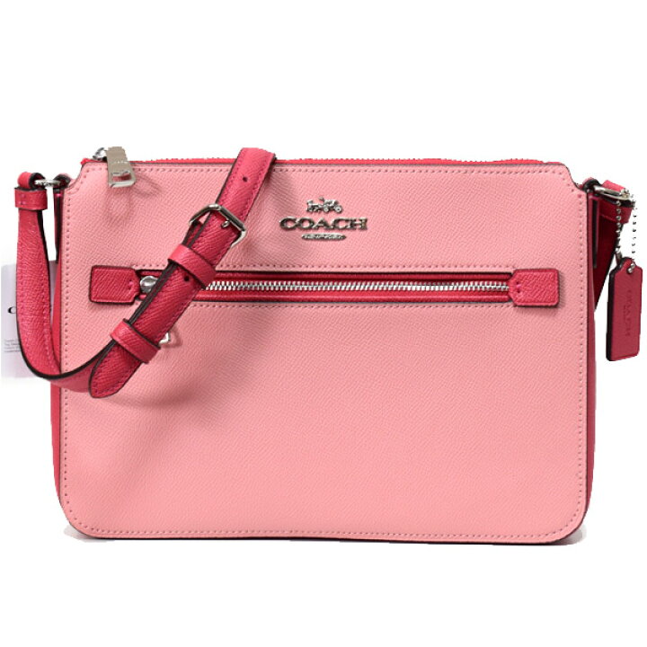 楽天市場】コーチ バッグ COACH クロスグレインレザー カラーブロック 