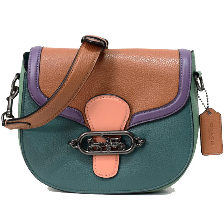 楽天市場】コーチ バッグ COACH ペブルレザー スムースレザー ジェイド 