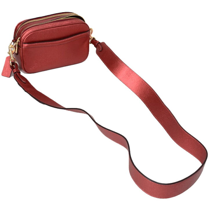 楽天市場】コーチ バッグ COACH メタリッククロスグレインレザー 