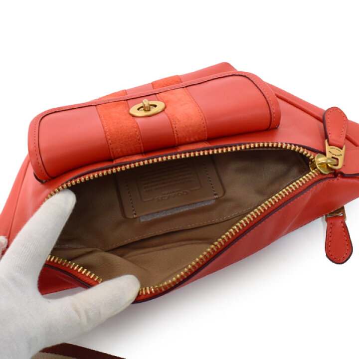 楽天市場】コーチ バッグ COACH カーフレザー スエード ヘリテージ 