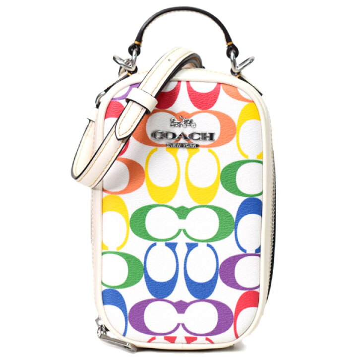 楽天市場】コーチ スマホショルダー COACH レザー シグネチャー エヴァ 