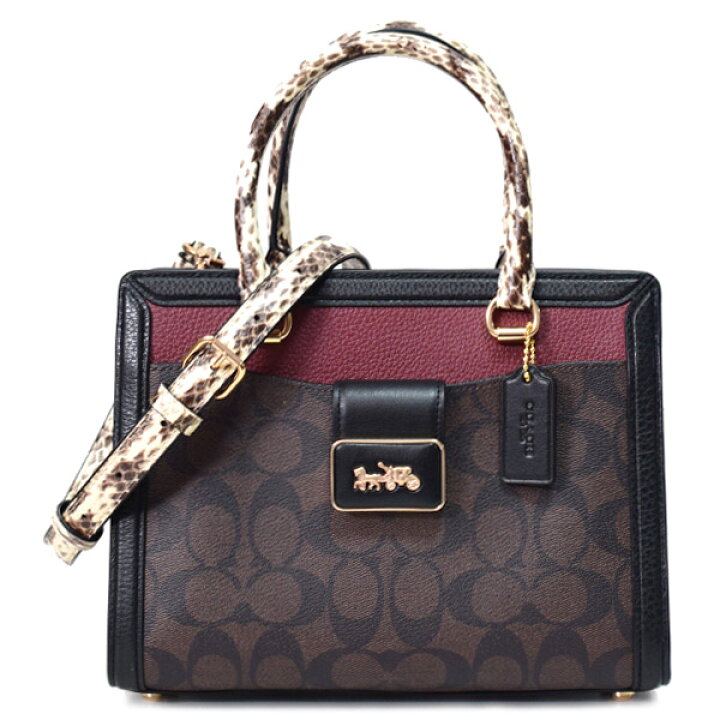 楽天市場】コーチ バッグ COACH レザー シグネチャー スネーク  