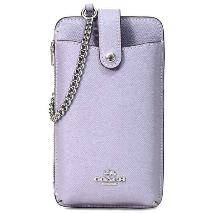 楽天市場】コーチ スマホショルダー COACH クロスグレインレザー 