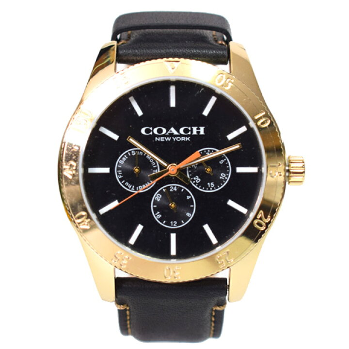 楽天市場】コーチ 時計 COACH レザー メンズ クロノグラフ 専用BOX付き 