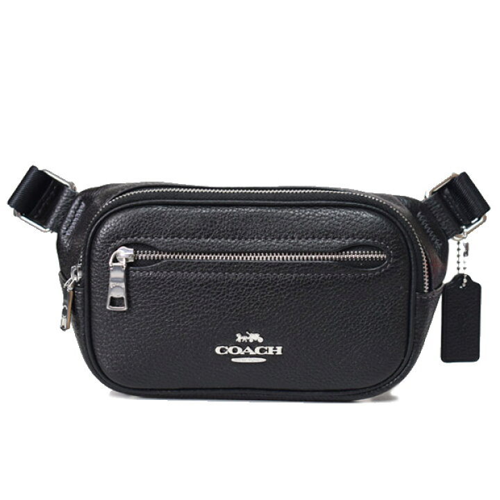 楽天市場】コーチ バッグ COACH ペブルレザー ベルトバッグ ミニ 2way 