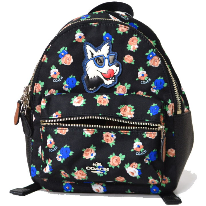 楽天市場】コーチ バッグ COACH ナイロン ウルフ ローズ フローラル 花 