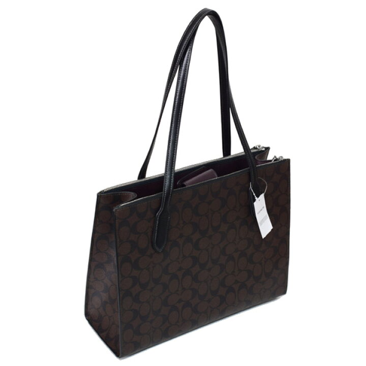 COACH コーチ ニーナ キャリーオール トートバッグ ブラック 