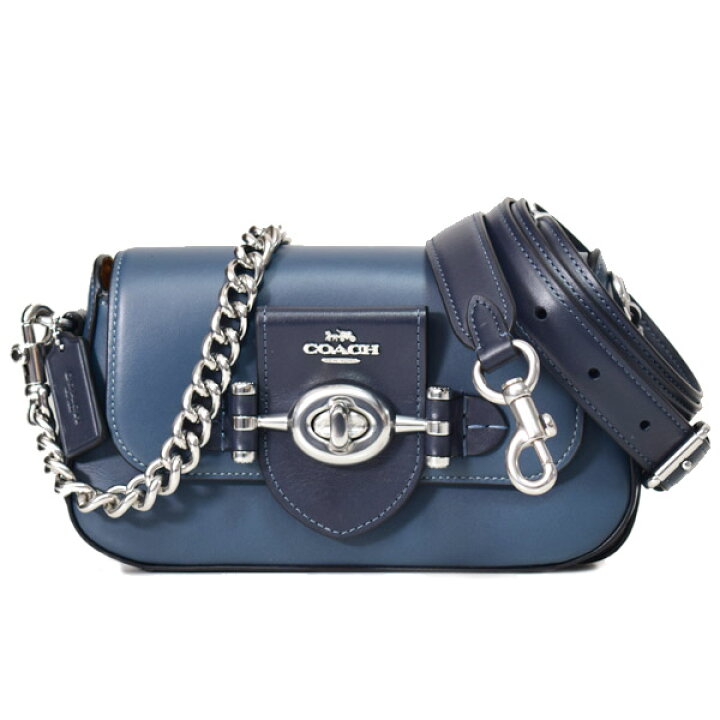 楽天市場】コーチ バッグ COACH レザー ブリー フラップ チェーン 