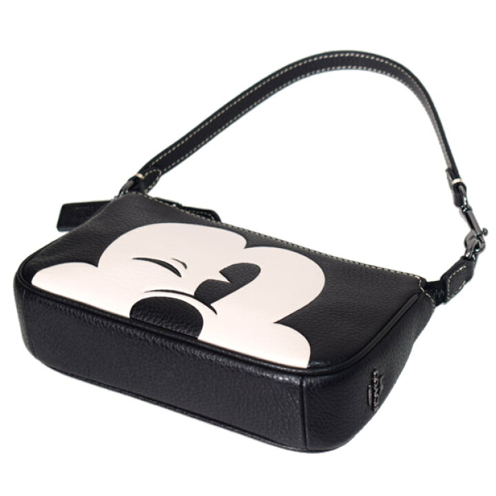 楽天市場】コーチ マルチポーチ COACH ぺブルレザー ディズニー コラボ 