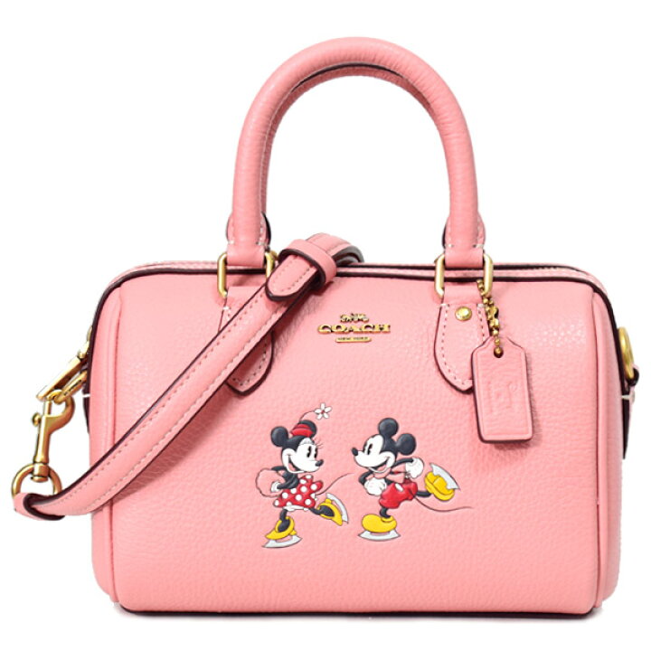 楽天市場】コーチ バッグ COACH ぺブルレザー ディズニー コラボ 