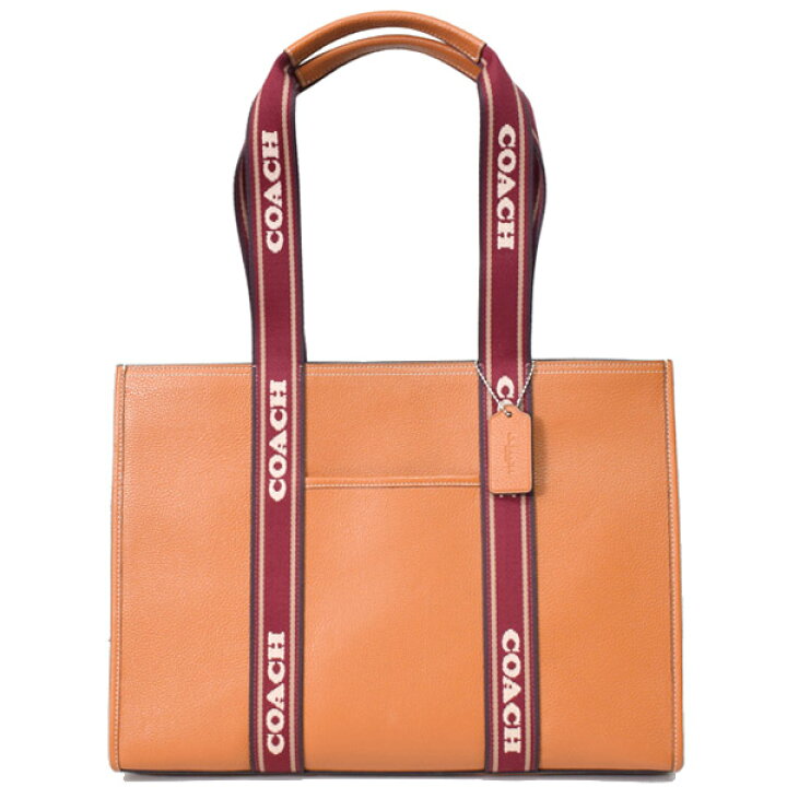 楽天市場】コーチ バッグ COACH ぺブルレザー スミス ラージ トート 