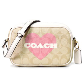 コーチ バッグ COACH コーティングキャンバス レザー シグネチャー ハート ジェイミー ミニ カメラバッグ クロスボディー ショルダーバッグ ライトカーキチャークマルチ CO939【新品 送料無料 誕生日 正規 人気 保証 10倍 包装 即日発送 】